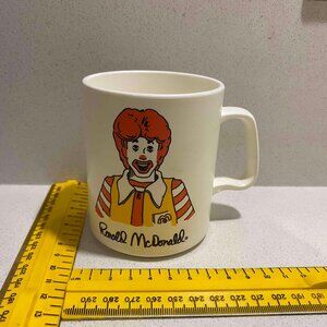 vintage 1980s Ronald McDonald Plastic Cup